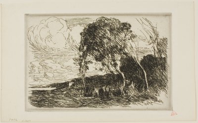 Souvenir delle fortificazioni di Douai da Jean Baptiste Camille Corot