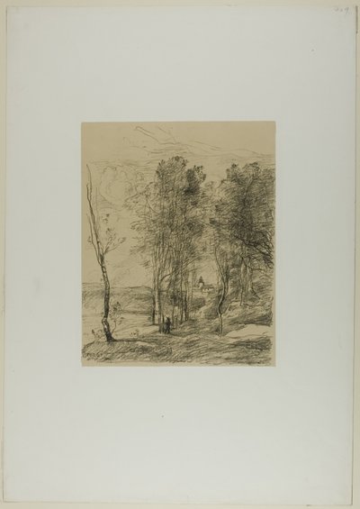 Il Campanile di St. Nicolas-lez-Arras da Jean Baptiste Camille Corot