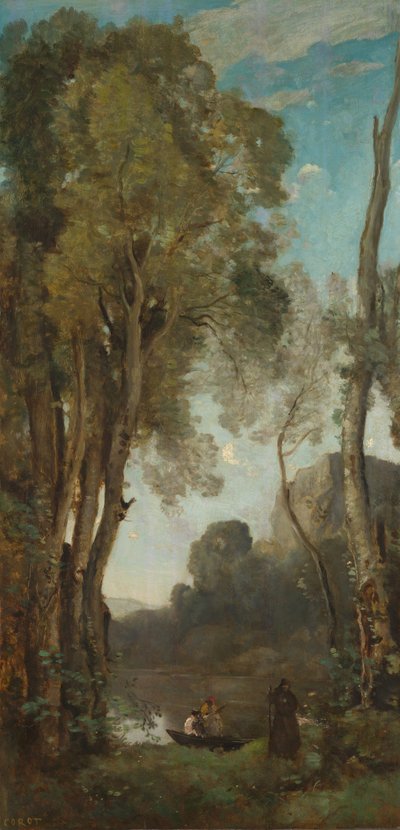 I quattro momenti della giornata (sera) da Jean Baptiste Camille Corot