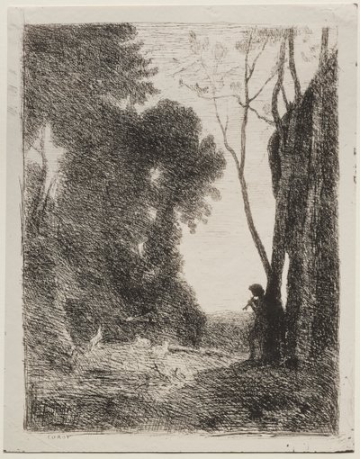 Il piccolo pastore da Jean Baptiste Camille Corot
