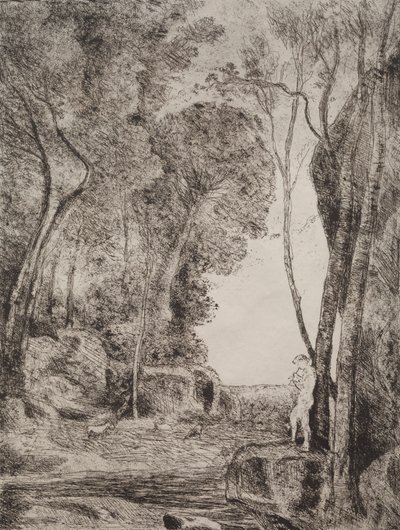Il piccolo pastore da Jean Baptiste Camille Corot