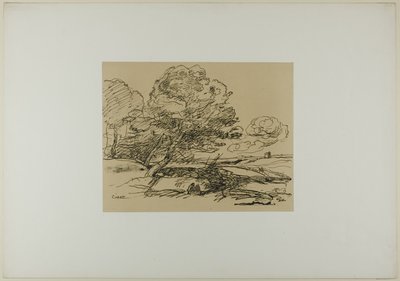 La torre solitaria da Jean Baptiste Camille Corot