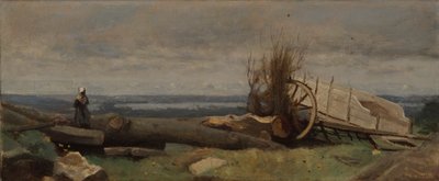 La pianura di La Beauce da Jean Baptiste Camille Corot