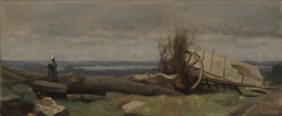 La pianura di La Beauce, c.1840-45 da Jean Baptiste Camille Corot
