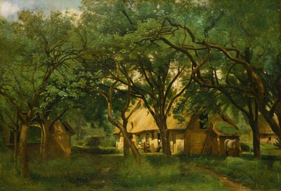 La fattoria Toutain di Honfleur da Jean Baptiste Camille Corot
