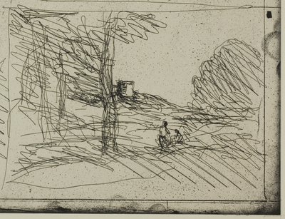 La Torre di Enrico VIII da Jean Baptiste Camille Corot