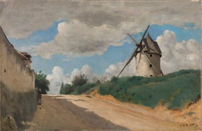Il mulino a vento, ca 1835-1840 da Jean Baptiste Camille Corot