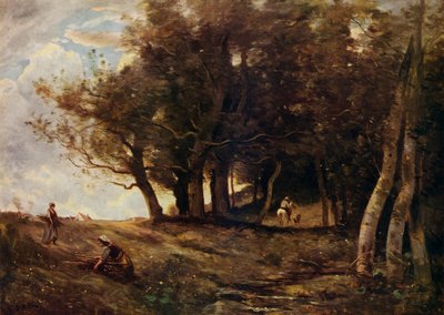 I raccoglitori di legna, c. 1843 da Jean Baptiste Camille Corot