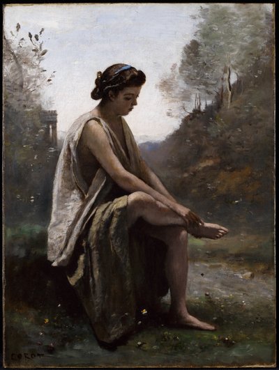 Euridice Ferita, c.1868-70 da Jean Baptiste Camille Corot