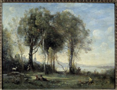 Le capre di Castel Gandolfo da Jean Baptiste Camille Corot