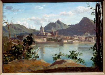 Vista del Lago e della Città di Como da Jean Baptiste Camille Corot