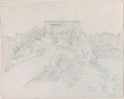 Vista su Narni da Jean Baptiste Camille Corot