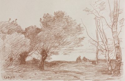 Salici e Pioppi da Jean Baptiste Camille Corot