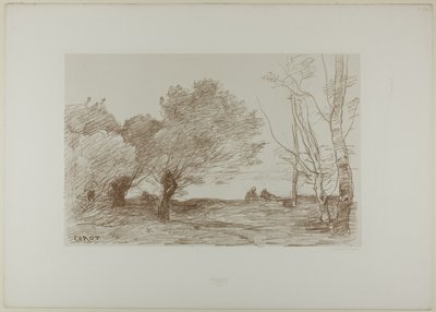 Salici e pioppi bianchi da Jean Baptiste Camille Corot