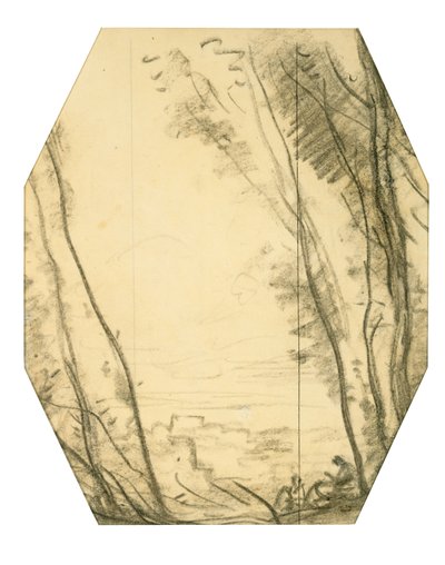 Scena boschiva da Jean Baptiste Camille Corot