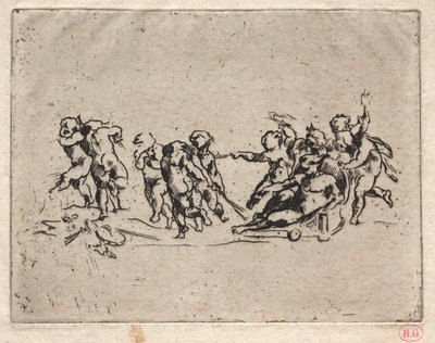 Baccanale con bambini e carro da Jean Baptiste Carpeaux