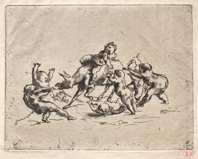 Baccanale con bambini e asino da Jean Baptiste Carpeaux