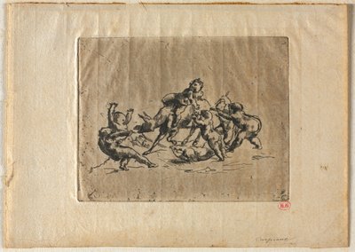 Baccanale con Bambini e Asino da Jean Baptiste Carpeaux