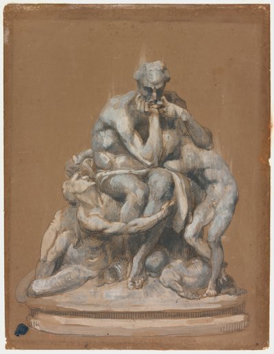 Studio per la Scultura Ugolino e i Suoi Figli da Jean Baptiste Carpeaux