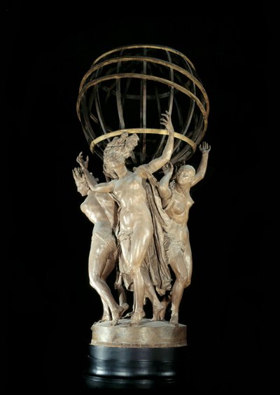 Le quattro parti del mondo che sostengono il globo terrestre. Scultura di Jean Baptiste Carpeaux (1827-1875) XIX secolo. Parigi, Museo d