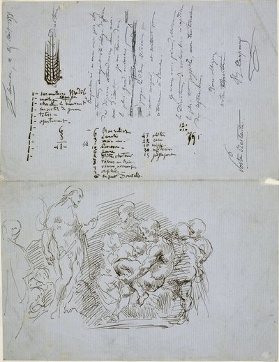 La predicazione di San Giovanni Battista da Jean Baptiste Carpeaux