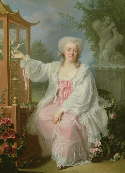 Ritratto di una Signora vicino a una Pagoda da Jean Baptiste Charpentier