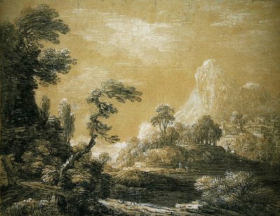 Paesaggio classico da Jean Baptiste Claude Chatelain