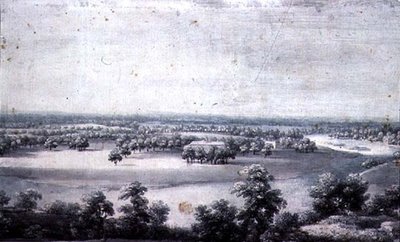 Vista dalla casa estiva da Jean Baptiste Claude Chatelain