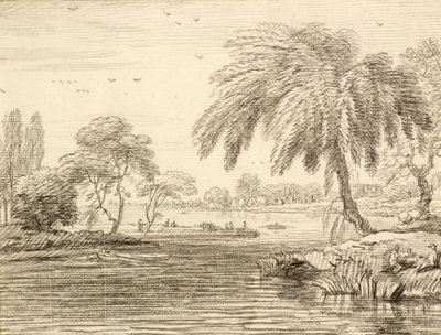 Paesaggio da Jean Baptiste Claude Chatelain