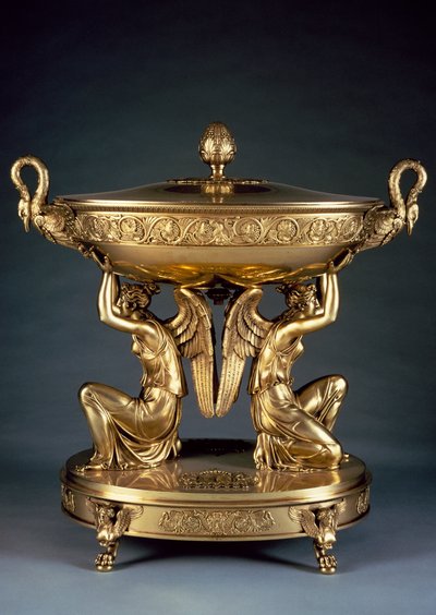 Zuppiera in argento dorato da Jean Baptiste Claude Odiot