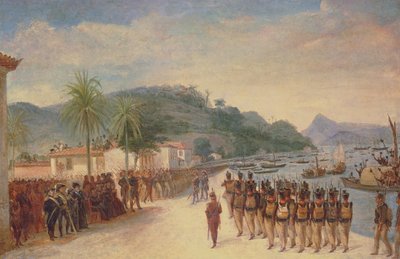 Imbarco a Praia Grande da Jean Baptiste Debret