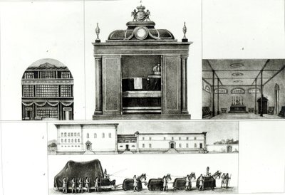 Processione funebre e monumento dell