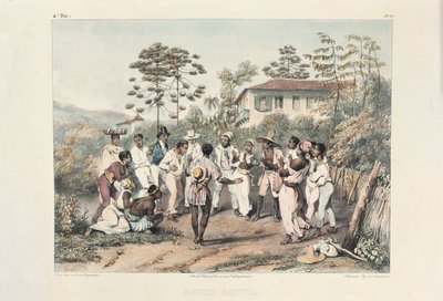Gruppo di ballerini neri, illustrazione da 