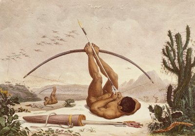 Arcieri nativi, illustrazione da Viaggi nell