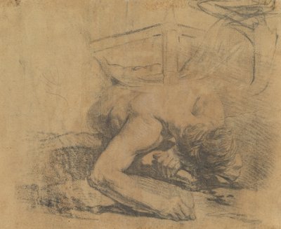 Uomo sdraiato a terra e l