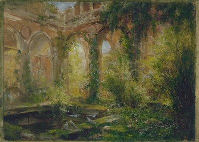 Rovine della Cour des Comptes: la sala delle feste, ca. 1875 da Jean Baptiste Edmond Allouard