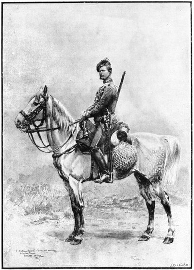 Un cacciatore della guardia, Russia, 1892 da Jean Baptiste Edouard Detaille