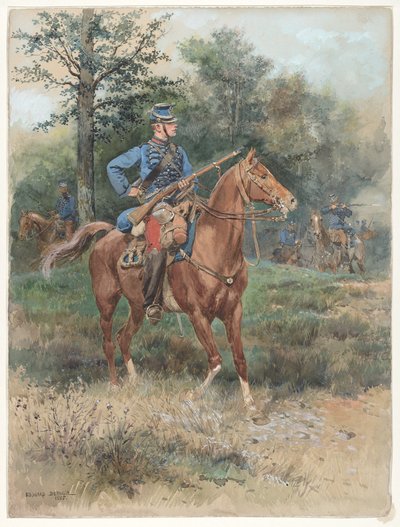 Chasseur à Cheval (Soldato a cavallo) da Jean Baptiste Edouard Detaille