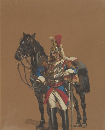 Corazziere, 1872 da Jean Baptiste Edouard Detaille