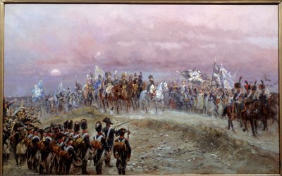 Sera della battaglia di Jena 14/10/1806 da Jean Baptiste Edouard Detaille
