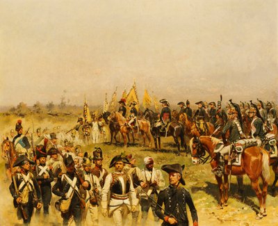 Napoleone che comanda una vista dei prigionieri da Jean Baptiste Edouard Detaille