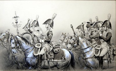 Guerre napoleoniche, Banda del 4° Dragoni da Jean Baptiste Edouard Detaille