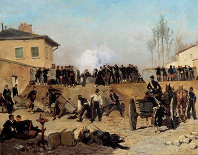 Assedio di Parigi: combattimento a Villejuif il 19/09/1870 da Jean Baptiste Edouard Detaille