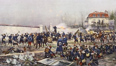 La difesa di Champigny da Jean Baptiste Edouard Detaille