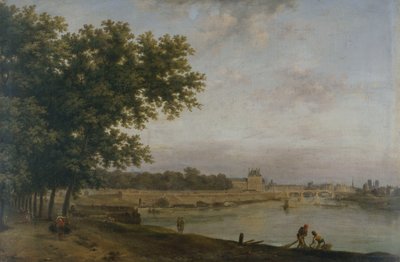 Le Tuileries e il Pont Royal da Jean Baptiste Genillion
