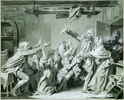Un padre maledice il figlio ingrato da Jean-Baptiste Greuze