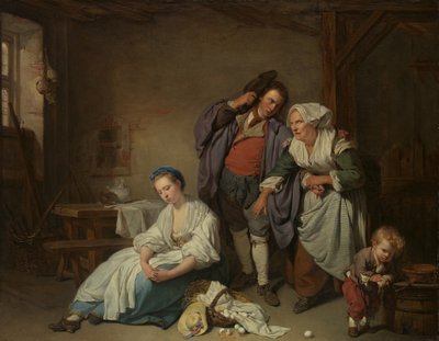 Uova rotte, 1756 da Jean Baptiste Greuze