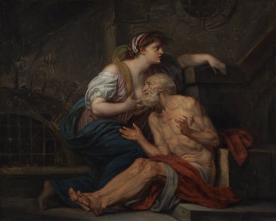 Cimone e Pero: "La Carità Romana da Jean Baptiste Greuze