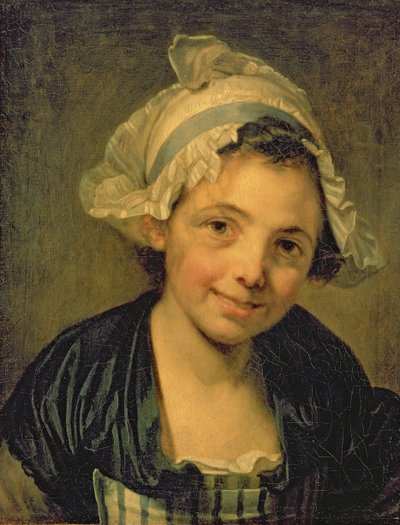 Ragazza con un Cappello da Jean Baptiste Greuze