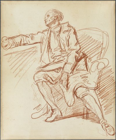 Gentiluomo seduto da Jean Baptiste Greuze